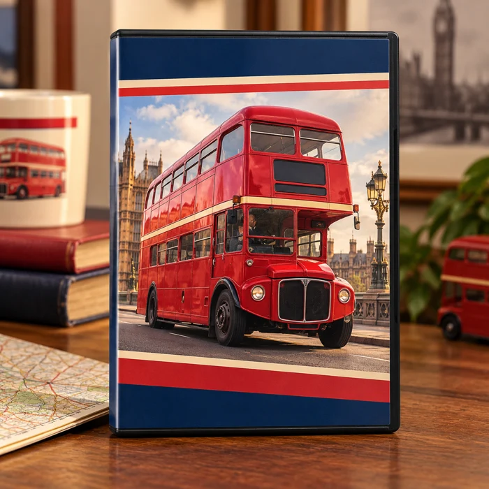 Illustrative bus collecting scene