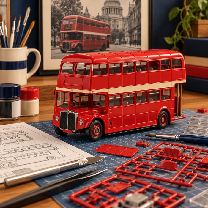 Illustrative bus collecting scene